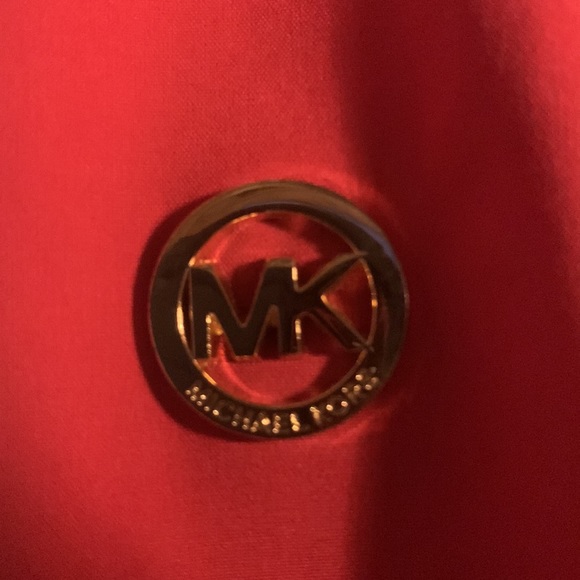 Michael Kors weather resistant jacket, size small, color coral. - Picture 6 of 6